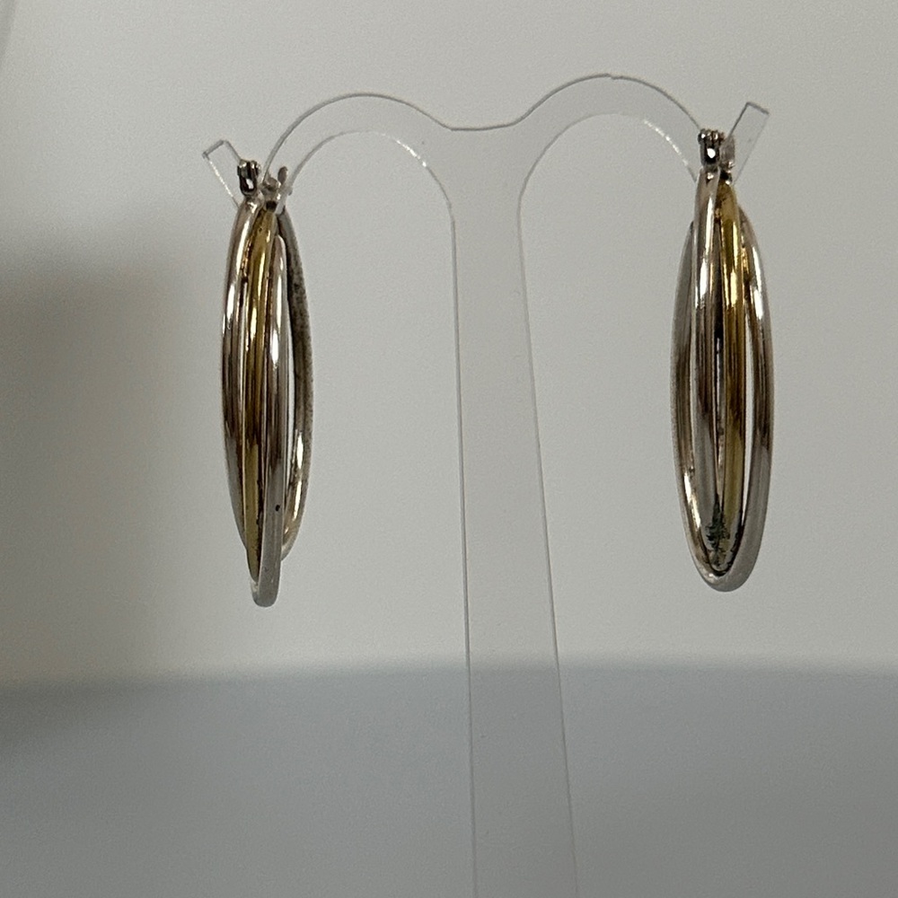 Elegant 925 Sterling Silver 14k GF Earrings - Women Jewelry